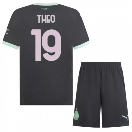 Maglia A.C. Milan Theo 19 Bambino Terza Divisa 2024-25